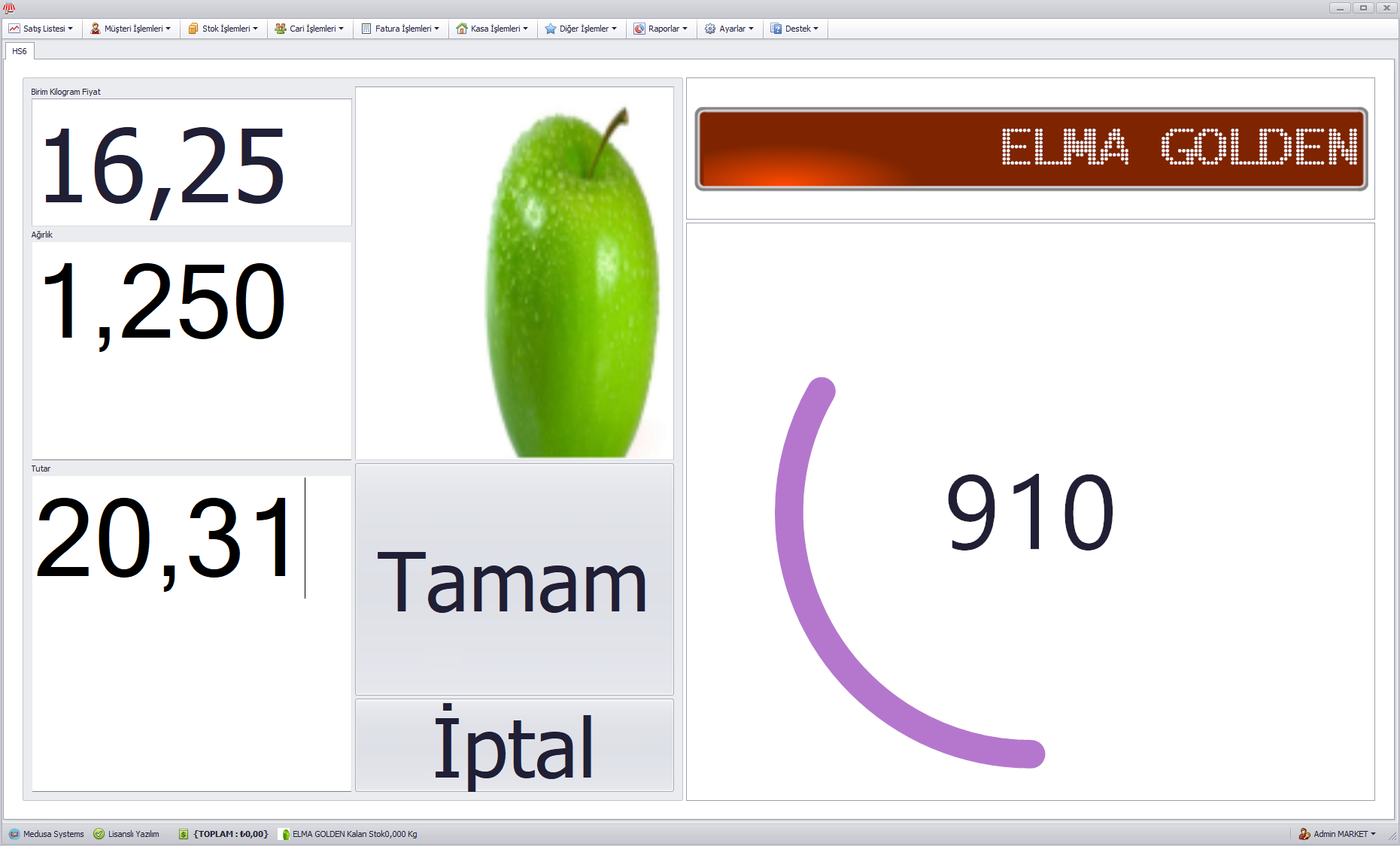 Raporlama Ekranı
